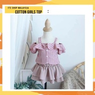 Girls Clothing Girls Top stripe top Cotton Top