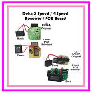 Deka Ceiling Fan PCB Board Receiver 3speed/PCB Board Receiver 4speed