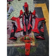 JY986 Paket Body Set Halus Fizr Edisi Caltex Warna Hitam Merah.