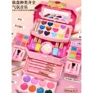 Children s cosmetics toy suit non toxic washable girl princess makeup nail polish eye shadow gift bo