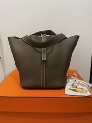 Hermes picotin 22 大象灰菜籃子