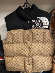 Gucci x The North Face down vest羽絨背心