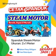 BANNER PRINTING | BANNER printing | Banner | MOTORCYCLE STEAM BANNER | MOTORCYCLE WASH