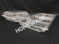 Kuih Container L300 / Disposable Plastic Clear Bakery Container (50pcs±) / 6.5" Bakery Container / c