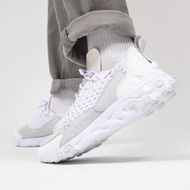 S.G NIKE REACT SERTU 白灰 麂皮 編織 休閒 慢跑鞋 舒適 避震 男鞋 AT5301-100