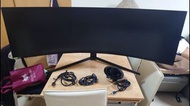 Samsung 三星 49吋 Odyssey G9 1000R曲面電競顯示器 (LC49G95TSSCXXK)
