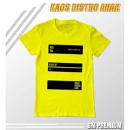 kaos anak distro bombogie/baju anak keren /kaos anak laki laki terbaru usia 1-8 tahun