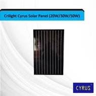 Crilight CYRUS Solar Panel (20W/30W/50W) Panel solar Rumah kebun pump air