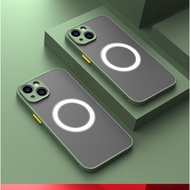 Frosted Skin Feel Magnetic iphone Phone Case 11 7/8 se 15 i15 12mini Casing iPhone