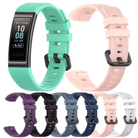 Sport Silicone Watchband for Huawei Band 3 /Band 4 Pro Replacement Original Strap Bracelet Fir Huawe