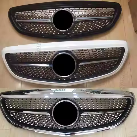 Front grille racing grille adapted for Mercedes C W205 modified engine hood mesh 2014-2018 Estate C2