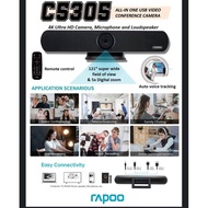 RAPOO C5305  All-In-One 4K UHD Conference Camera  (Ultra Hd Cam/Microphone/Loudspeaker)  2 Years war