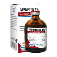 IVERMECTIN  0.25% 1% (100ml) _  Thuốc tiêm trị ký sinh trùng