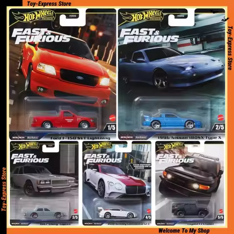 Hot Wheels Premium 2024 Fast & Furious Hotwheels 1/64 Car Model Ford F-150 Nissan Chevy Bentley Toyo