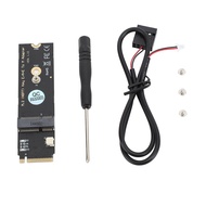 Myhome-sg M.2 NGFF A E Key WiFi Bluetooth Card to M SSD Adapter for Intel AX200 AX201 AX210