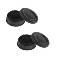 Camera Body Cap & Rear Lens Cover Compatible for Nikon D850 D810 D800 D780 D750 D610 D500 D7500 D550