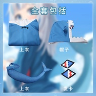 WGB Bộ Đồ Hóa Trang Cá Mập Xanh Dễ Thương Cho Nữ Trang phục cosplay nhân vật HololiveEN Gwar Gura #G