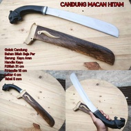 NENDRA09|Golok Candung Macan Baja Super Tajam Tanpa Asah Alat Perkebunan