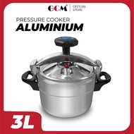 Panci Presto Mini 3 Liter 18 Cm Kecil Pressure Cooker Daging Alumunium Tebal 3in1 Pelunak Daging
