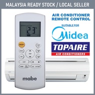 Midea / Topaire Replacement For Midea Topaire Air Cond / Aircond  / Air Conditioner Remote Control RG-57