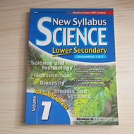 LOWER SECONDARY SECONDARY BOOK 1 AND 2 VOLUME 1 NEW SYLLABUS science