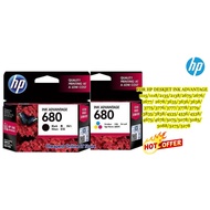 {ORIGINAL} HP 680 Black / Color Ink Cartridge For HP Deskjet Ink Advantage 1115/1118/2135/2138/2675/2676/2678 Printer