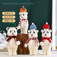 Plastic Bottle Beverage Bottle Milk Tea Bottle Big Panda Milk Tea Bottle PET Disposable Creative Mil