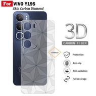 Vivo Y19s Carbon Skin Y19s Pro Garskin Diamond Back Protector