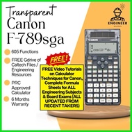 ✢ ♟ Canon f-789sga Transparent Scientific Calculator Canon F 789sga Canon f789sga