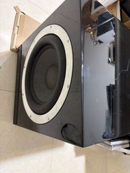 黑色有源超低音喇叭