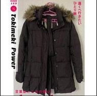 lativ 長版高領連帽 羽絨外套   出清（咖啡色）