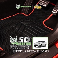 Monster Q 5D Car Carpet - PERODUA BEZZA 2016-2025