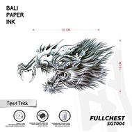 SGT004 Naga - Full Dada Tato - By Bali Paper Ink