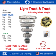 Truck &amp; Light Truck Clip On Balancing Wheel Weight; Heavy Duty; Tayar; Alignment; Lori; Bus; Tubeless; Alloy Rim