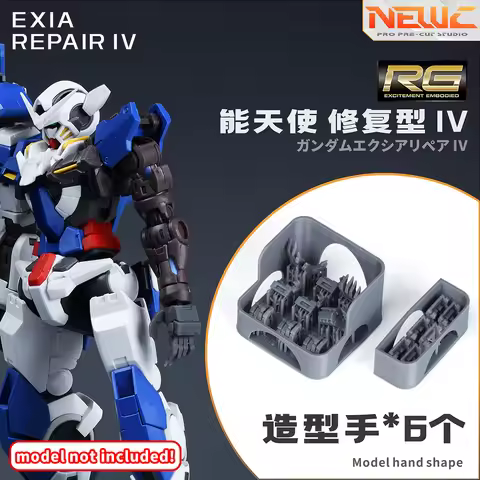 NewC Styling Hands Parts Model Hand Shape Details Replacement Accessories for RG 1/144 R4 EXIA Repai