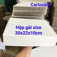 BOX FOR CLOTHES AND ACCESSORIES SIZE 30X22X10CM SET OF 20 CARTON BOXES