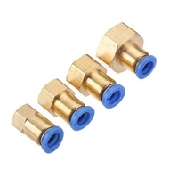 Female Thread 3/ 8 Inch To 8 mm PU Quick Connector Fitting Push In