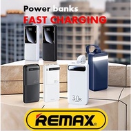 Authentic Remax Fast Charging PowerBank 30000mAh 20000mAh 10000mAh Smart Power Bank USB C Quick Char