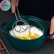 homeliving Dough Whisk Stainless Steel Dough Whisk Mixer Blender Kitchen Flour Whisk Bread Making Tools Baking Mixing Sticks Gadget sg