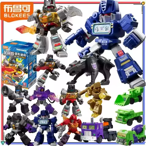 Original Blokees Building Block Transformers Defender Version 03-Heavy Metal War Series Figures Soun