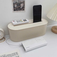 Type Wire Box Power-In Storage Box Multifunctional Wire Management Box Wire Storage Desktop Power-In
