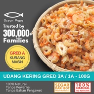 Ocean Papa Udang Kering Gred 3A/A (100G) / Dried Shrimps