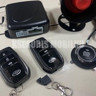 Car Alarm Mobil Keyless Push Button Engine Start / Stop Komplit Toyota