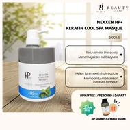 NEXXEN HP+ Keratin Cool Spa Masque 500ml Scalp Treatment Rejuvenate Hydrate Scalp Rawatan Masker Spa