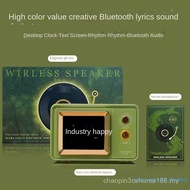 Cpsm Ready Stock Free Shipping MGWK Top Version Audio Retro Dynamic Lyrics Bluetooth Speaker Mini Wi