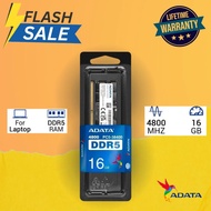 Adata DDR5 16GB 4800Mhz SODIMM DDR5 4800 16GB RAM for Laptop