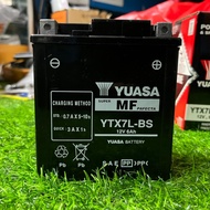 BATERI YUASA YTX7L-BS ORIGINAL 100%,READY STOCK....