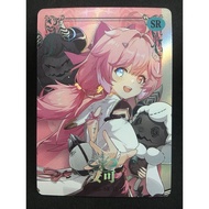 (Rain15) Hard card with rounded corners of Encore character – Wuthering Waves