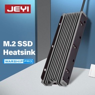 JEYI M.2 2280 SSD Heatsink PCIE NVME or SATA M.2 2280 SSD Double-Sided Heat Sink M.2 SSD Heatsink for PS5 Computer PC