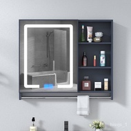 ‍🚢Alumimum Wall-Mounted Mirror Bathroom Cabinet Combination Storage Mirror Box Cosmetic Room Simple Wall Hanging Storage